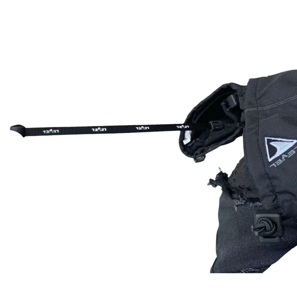 Level Matrix W Ski Gloves 8.5 Black Kevlar Bio-Mechanical Shell Gorpcore